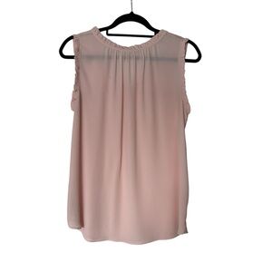 Loft Sleeveless Top Light Pink Size Medium